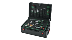 BOSCH 119 Parça Çok Amaçlı Montaj - Anahtar ve Lokma Seti Tekerli Valiz Çantalı