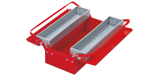 İZELTAŞ 3 Gözlü Metal Takım Çantası 30x19x15 cm