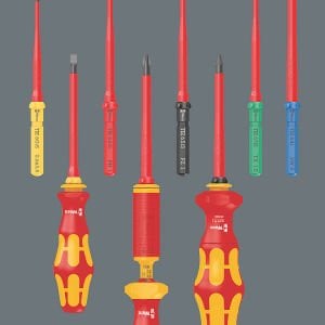 WERA KraftForm Kompact  VDE 17 Parça 1000 Volt İzoleli Tornavida Takımı (05006612001)