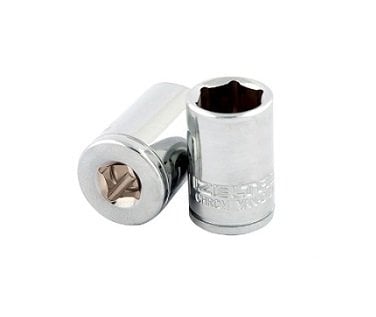 İZELTAŞ 1/4'' Kare Soket Kısa - Uzun Altıköşe Lokma Anahtar (Ölçü Seçiniz) Kısa - 12 mm