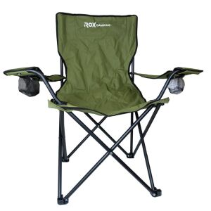 ROX Camping Yeşil Katlanır Kamp Sandalyesi (153CAMP0314)