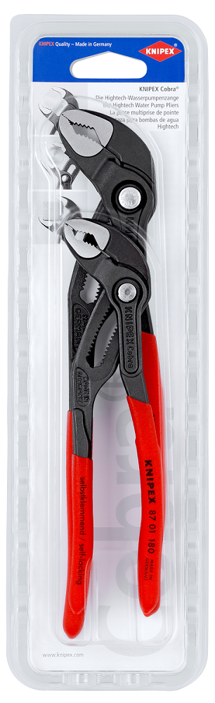 KNIPEX 2'li Cobra Fort Pense Seti 180 + 240 mm (003120V01)