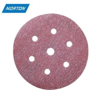 NORTON A275 150 mm 7 Delikli Cırt Velcro Zımpara 100 Kum