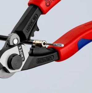KNIPEX Çelik Halat ve Tel Kesme Makası 190 mm (9562190)