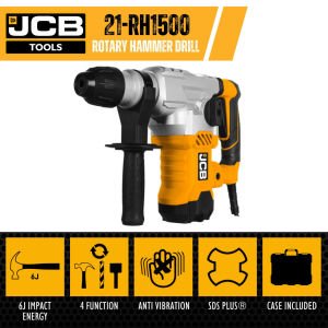 JCB RH 1500E SDS-Plus Kırıcı Delici 1500 Watt