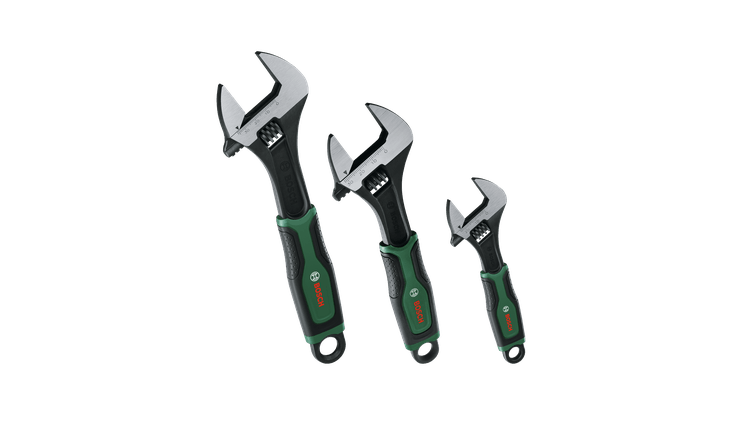 BOSCH 3 Parça İngiliz Anahtarı - Kurbağacık Takımı (1600A039HR)