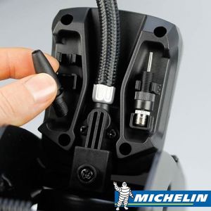 MICHELIN MC12209 Dijital Basınç Göstergeli Çift Pistonlu Ayak Pompası 100 PSI