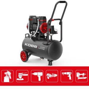 KOBB KBK25S Sessiz Hava Kompresörü 25 Litre 1.7 Hp