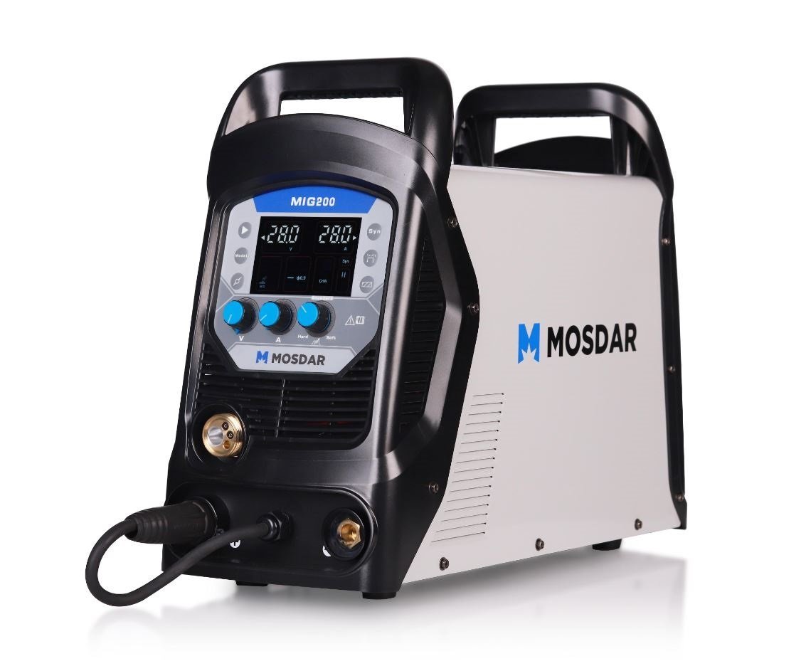 MOSDAR MIG 200 Çanta Tipi Gazlı ve Gazsız Gazaltı Kaynak Makinası 220 Volt Thumbnail