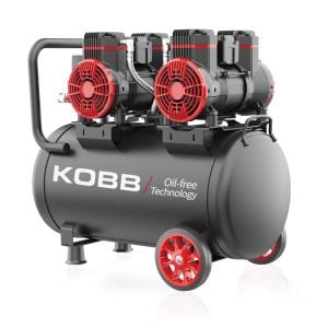 KOBB KBK50S2 İki Motorlu Sessiz Kompresör 50 Litre 4 Hp
