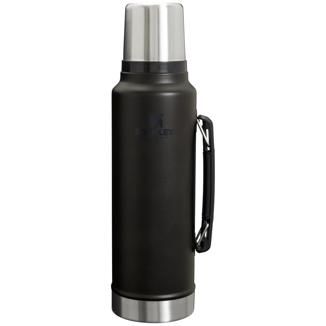 STANLEY Klasik Vakumlu Çelik Termos 1.4 Litre - Siyah