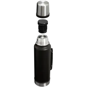 STANLEY Klasik Vakumlu Çelik Termos 1.4 Litre - Siyah