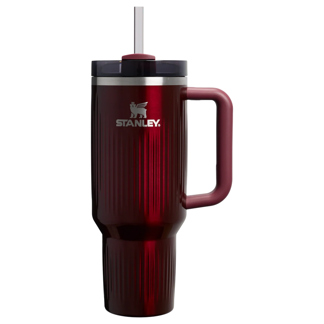Stanley Quencher Fluted Pipetli Termos 1.18 Lt - Bordo
