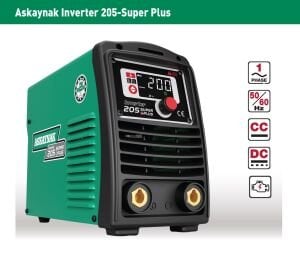 ASKAYNAK Inverter 205-Super PLUS Kaynak Makinası 200 Amper Dijital Ekran