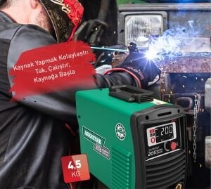 ASKAYNAK Inverter 205-Super PLUS Kaynak Makinası 200 Amper Dijital Ekran