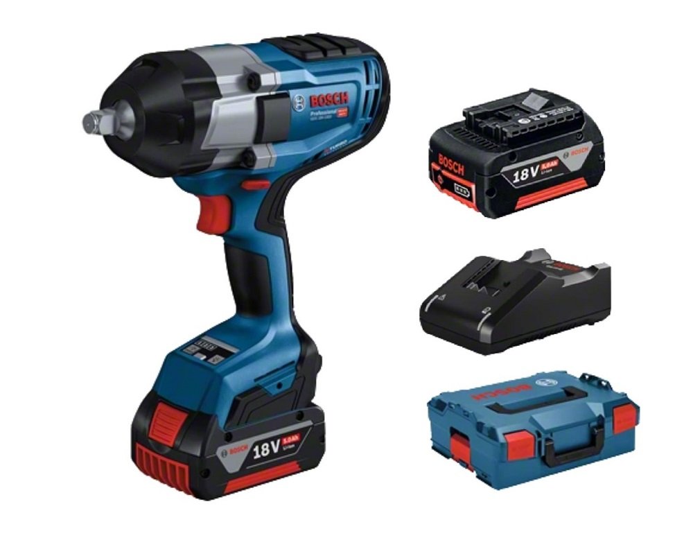 BOSCH GDS 18 V-1000 Şarjlı Somun Sıkma 18 Volt 1/2 Soket 5.0 Amper