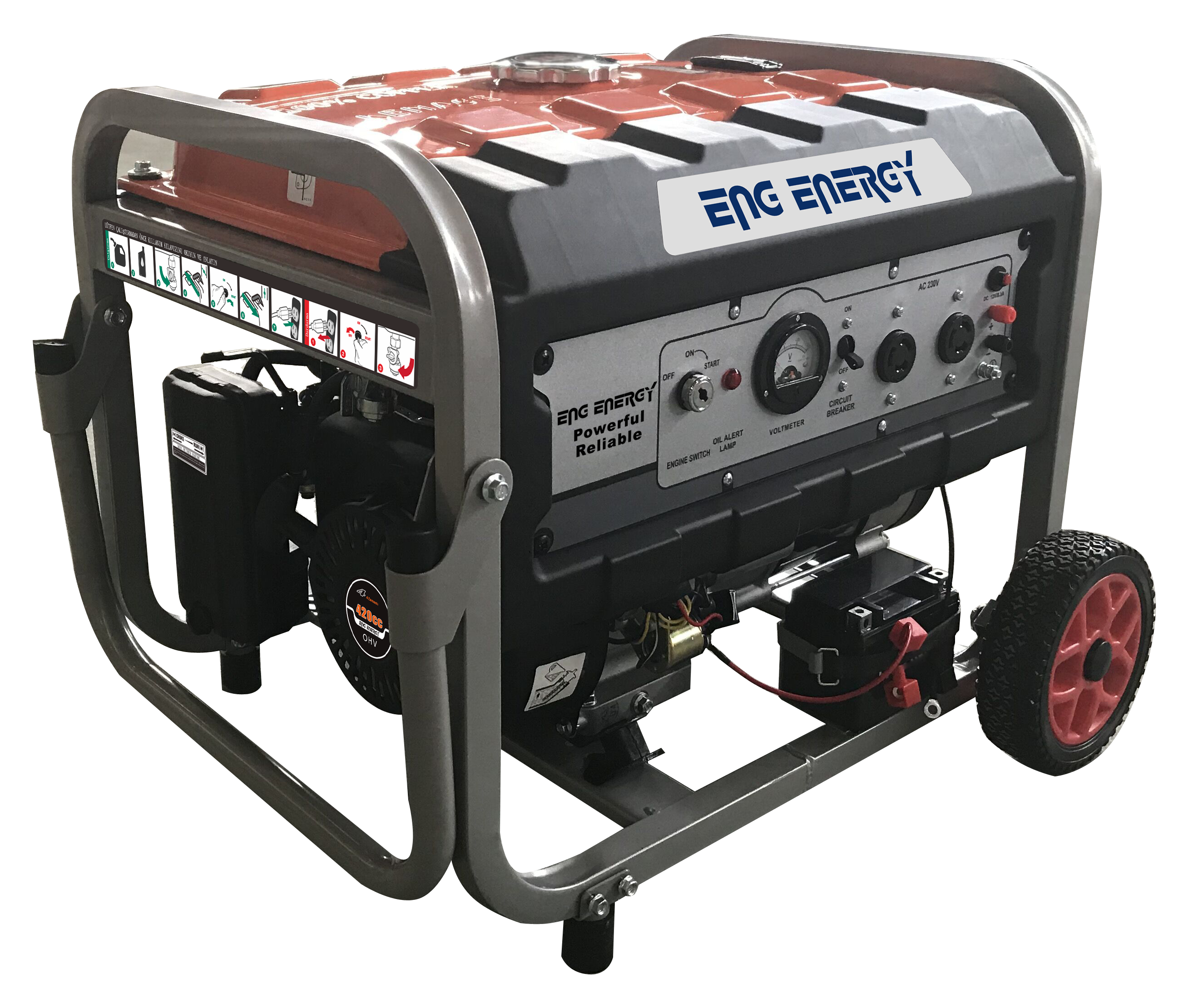 ENERGY KM8000 Benzinli Marşlı Jeneratör 6.0 kW