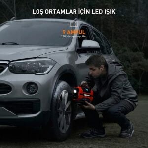 KOBB KB301 12-220 Volt Dijital Basınç Göstergeli Lastik ve Yatak Şişirme Pompası