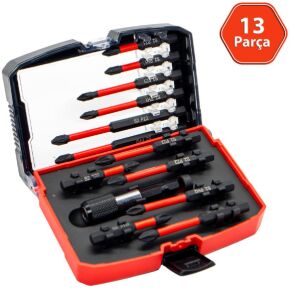 NEXON 6515 Adaptörlü Bits Uç Vidalama Seti 13 Parça