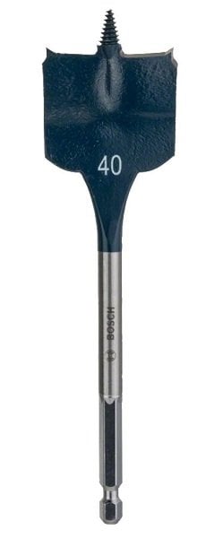 BOSCH EXPERT SelfCut Yaprak Tip Ahşap Matkap Ucu Altıgen Saplı (Ölçü Seçiniz) 40x152 mm