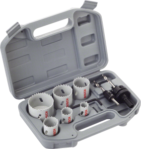 BOSCH 9 Parça HSS-Bimetal Panç - Delik Açma Testere Seti Ahşap ve Metal için