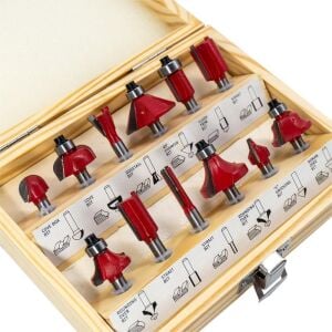 ROX WOOD 0309 Ahşap Freze Seti 12 Parça (Sap : 6 mm)