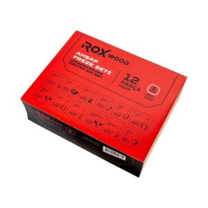ROX WOOD 0309 Ahşap Freze Seti 12 Parça (Sap : 6 mm)