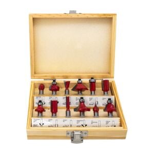 ROX WOOD 0310 Ahşap Freze Seti 12 Parça (Sap: 8mm)