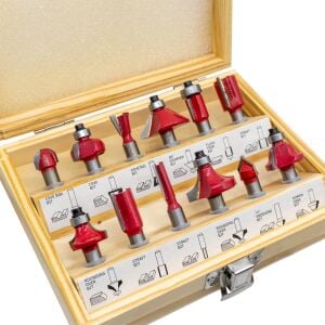 ROX WOOD 0310 Ahşap Freze Seti 12 Parça (Sap: 8mm)