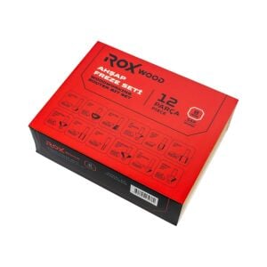 ROX WOOD 0310 Ahşap Freze Seti 12 Parça (Sap: 8mm)