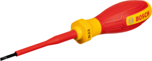 BOSCH Profesyonel İzoleli 1000 Volt 2.5 x 75 mm Düz Tornavida (1600A02NC0)