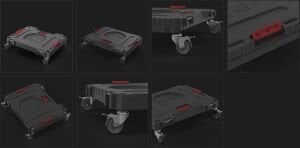 QBRICK System ONE 3'lü WorkShop Tekerli Takım Çantası Çekmeceli