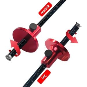 ROX WOOD 0340 Eco Marking Wheel Ahşap İşaretleme Tekeri