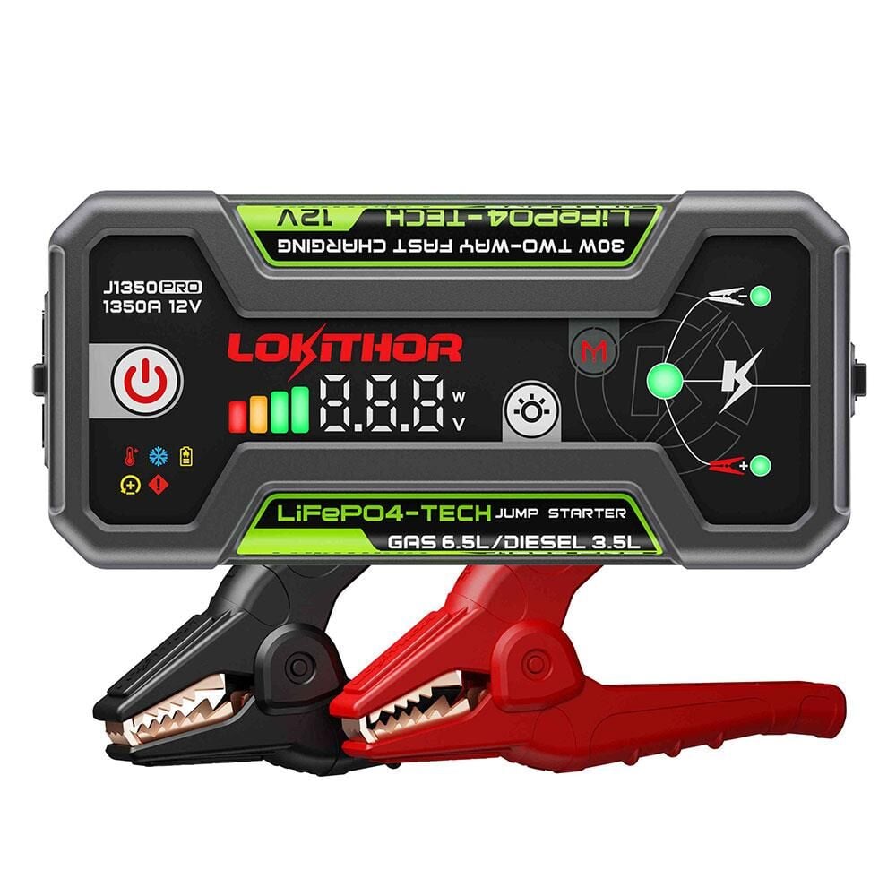 LOKİTHOR J1350PRO 12V 1350 Amper Akıllı Akü Tavkiye + Powerbank + Led Lamba