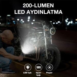 LOKİTHOR J1350PRO 12V 1350 Amper Akıllı Akü Tavkiye + Powerbank + Led Lamba