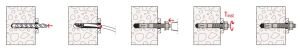 FISCHER FBN II 16/25 Klipsli Çelik Dübel