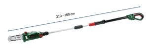 BOSCH UniversalChainPole 18 Şarjlı Teleskopik Zincirli Budama Testeresi (Akü ve Şarj Aleti Hariç)