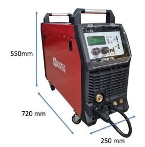 HANKER MIG 250 İnverter 220 Volt Çanta Gazlı - Gazsız Gazaltı Kaynak Makinası