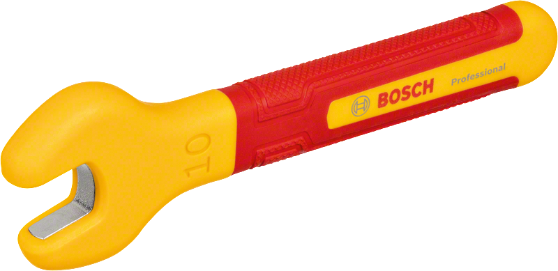 BOSCH Profesyonel İzoleli 1000 Volt Çatal Ağız Tek Anahtar 10 mm (1600A02NF0)