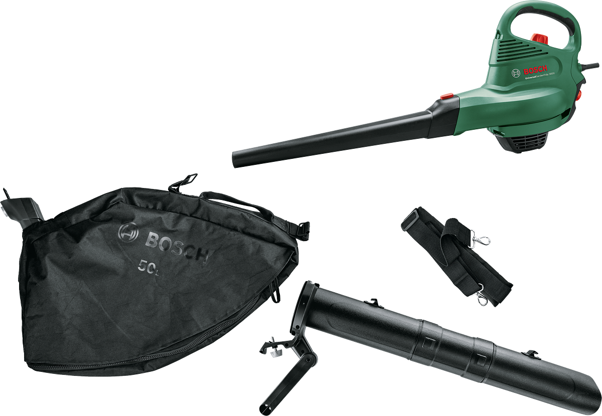 BOSCH UniversalGardenTidy 3000 Yaprak Üfleme ve Toplama Makinası