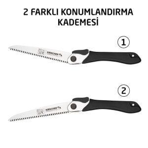 KIRSCHEN Katlanır Bahçe Testeresi 190 mm (8TPI)