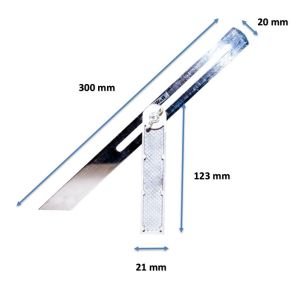 DW Ayarlı Aluminyum Gönye 300 mm