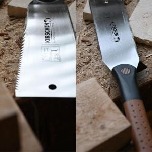 KIRSCHEN Ryoba Mantar Saplı Çift Taraflı Japon Testeresi 240 mm (4420240)