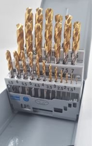 YG-1 Gold-P HSS-Co/Tin 1-13 mm Metal Paslanmaz Matkap Ucu Seti 25 Parça