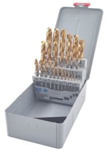 YG-1 Gold-P HSS-Co/Tin 1-13 mm Metal Paslanmaz Matkap Ucu Seti 25 Parça