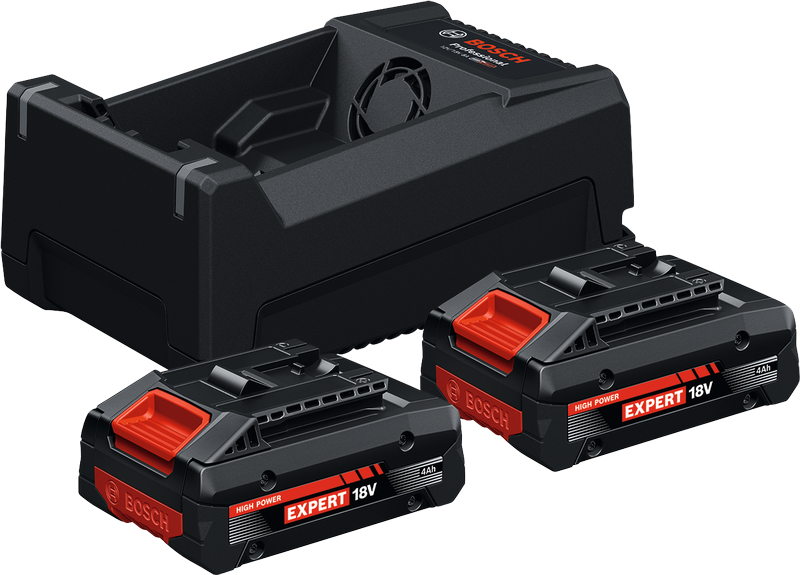 BOSCH Expert EXBA18 Volt 4.0 Ah 2'li Akü Seti Şarj Cihazlı
