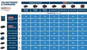 BOSCH Expert EXBA18 Volt 4.0 Ah 2'li Akü Seti Şarj Cihazlı