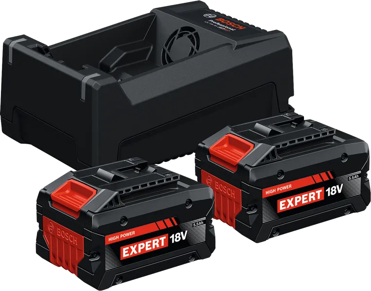BOSCH Expert 18 Volt 5.5 Ah 2'li Akü Seti