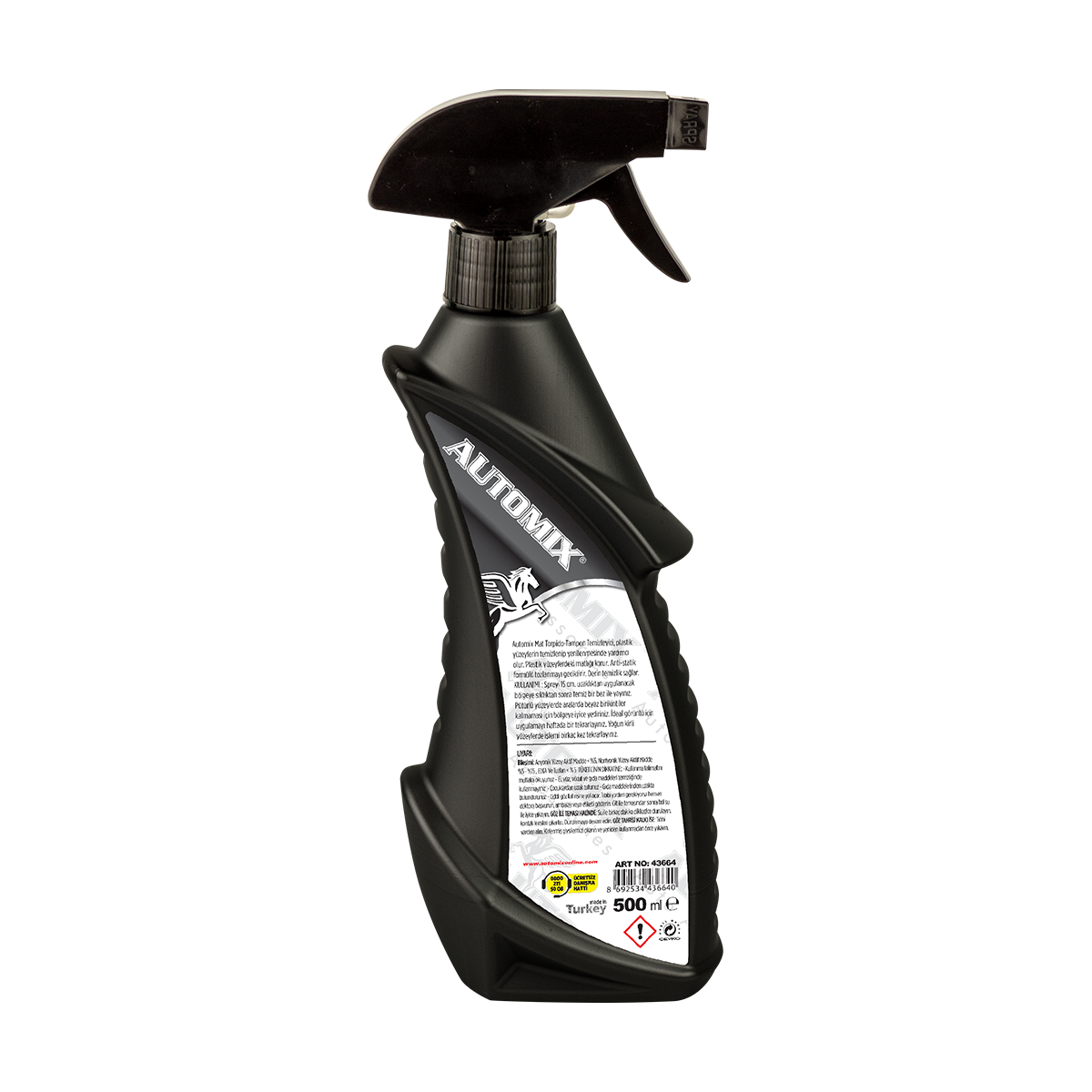 AUTOMIX Mat Torpido Ve Tampon Temizleyici 500 ML (020.09.043664)
