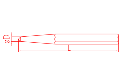 İZELTAŞ Boyalı Nokta Zımba 4x120 mm (5540 24 4120)